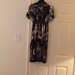 Black and grey dress